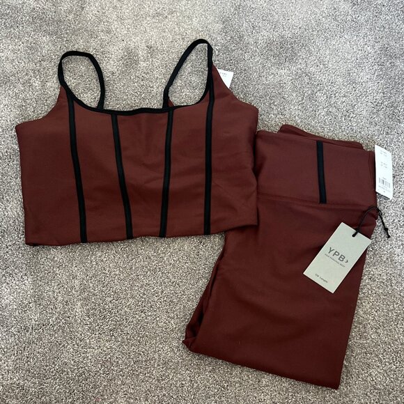 Abercrombie YPB Brown/Black Stripe Set - Picture 1 of 4